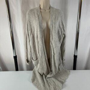 Kaisely Cardigan Sweater Grey Women's Small with pockets